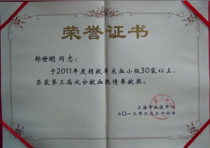 荣誉证书19